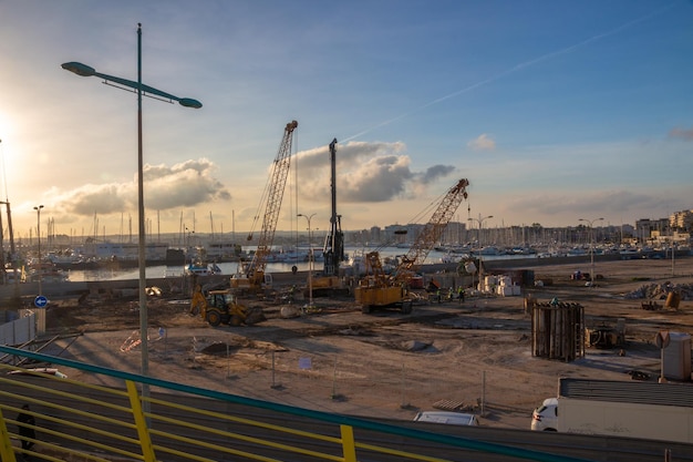 Photo vega baja del segura - torrevieja - obra de remodelacion del puerto