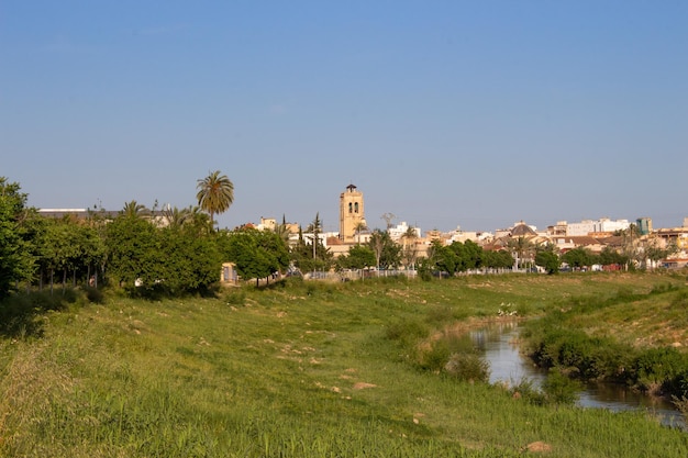 Vega Baja del Segura - Vista de Orihuela ciudad desde la mota del Río Segura