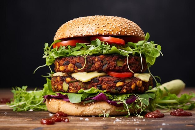 Vegan au-delà du plaisir du burger