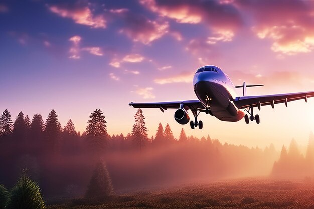 Un véhicule aérien sans pilote plane à travers les nuages.