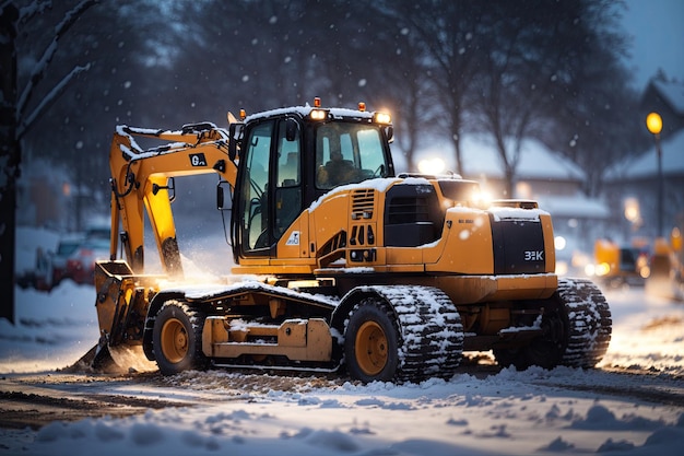 Véhicule de déneigement déneigement