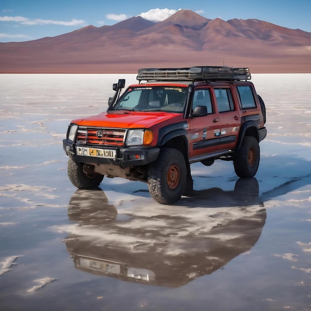 Véhicule tout-terrain dans le département de Potosi, en Bolivie