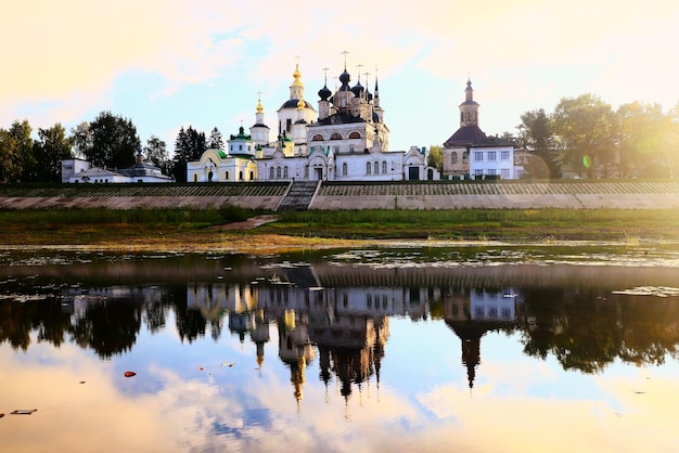 veliky ustyug église paysage russie nord religion architecture