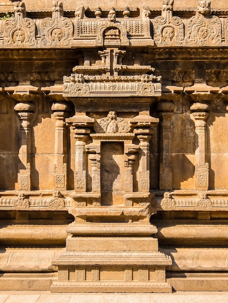 Vellore Inde Vue du Temple Sri Jalakandeswarar à Vellore Détails de l'architecture