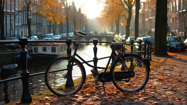 Photo le vélo d'aventure d'amsterdam en hd