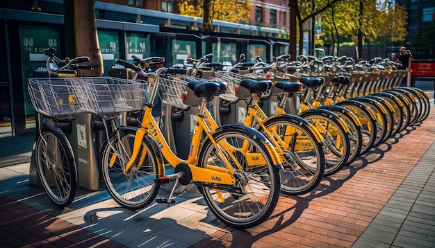 vélos en ville vélos vélos IA générative