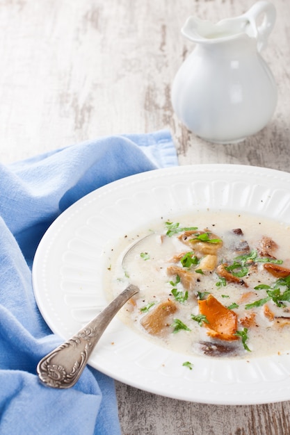 Velouté au mushtoom