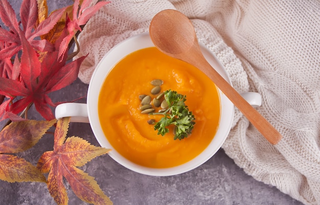 Velouté de carottes à manger sainement