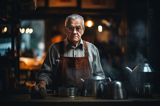 Vendeur de café de rue