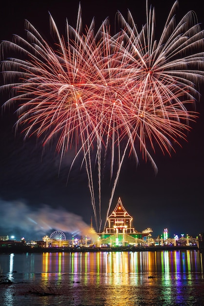 Événement annuel au Wat Krok Krok Samut Sakhon Province Thaïlande