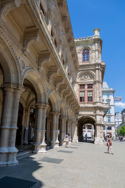 VENNE (Autriche) 13 juin 2023 Façade de l'Opéra d'État de Vienne