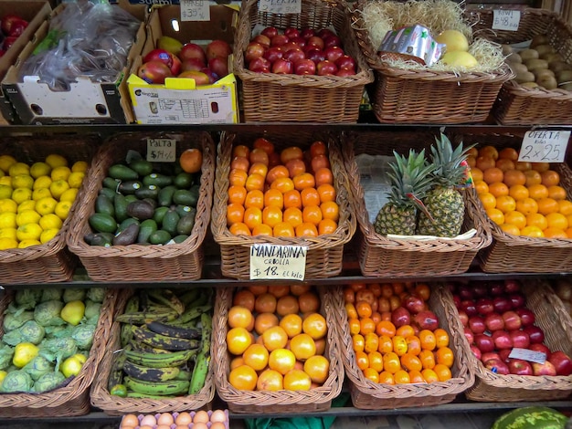 Vente de fruits et légumes