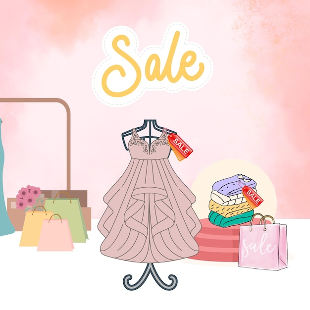 Vente de vêtements