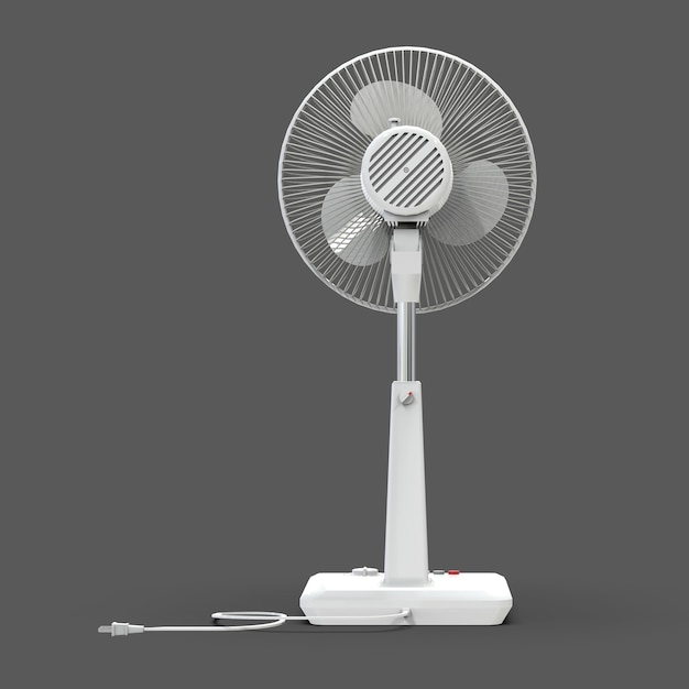 Ventilateur électrique blanc