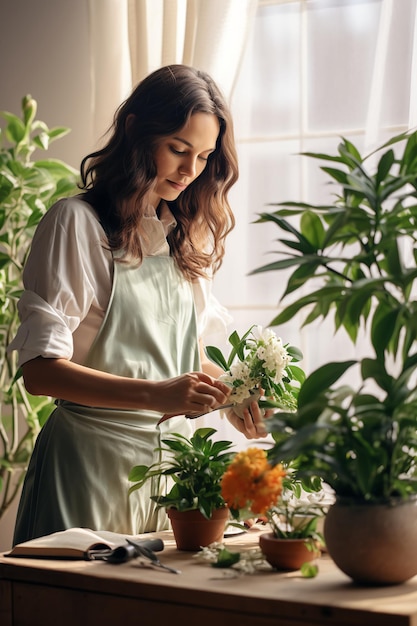 La verdure hivernale est le paradis intérieur d'une plante.