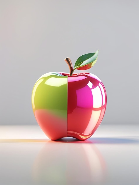 Une véritable illustration pop art Apple