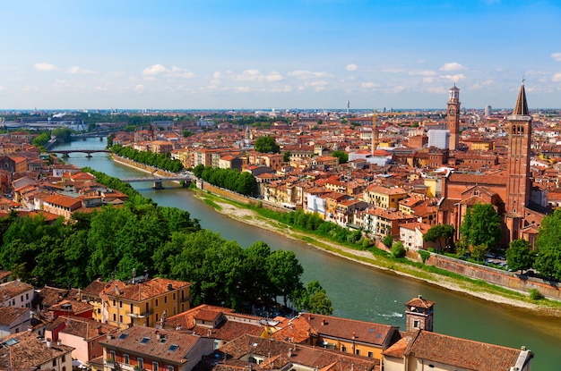 Vérone vue sur la vieille ville