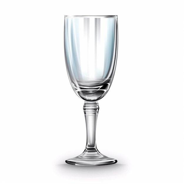 Un verre avec une base en argent et le mot vin dessus.