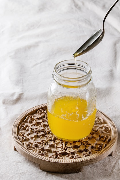 Verre De Beurre De Ghee