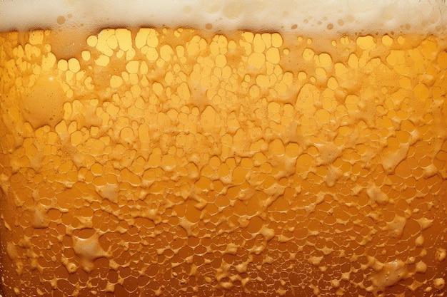 un verre de bière avec une mousse en forme de cœur