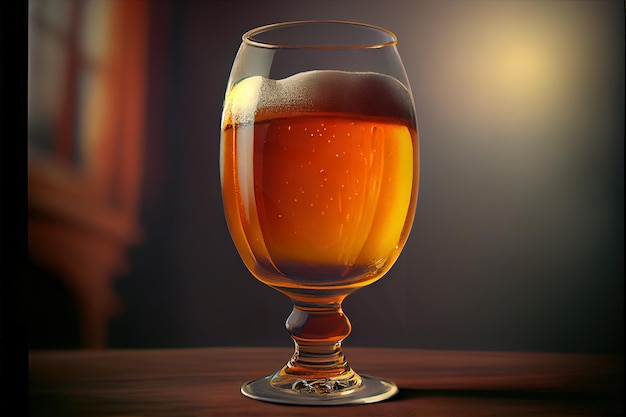 Photo verre de bière