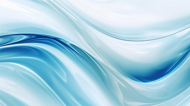 Verre bleu et blanc dans un monde bleu