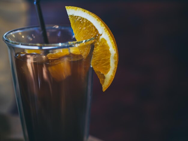 Un verre de café espresso Espresso romano