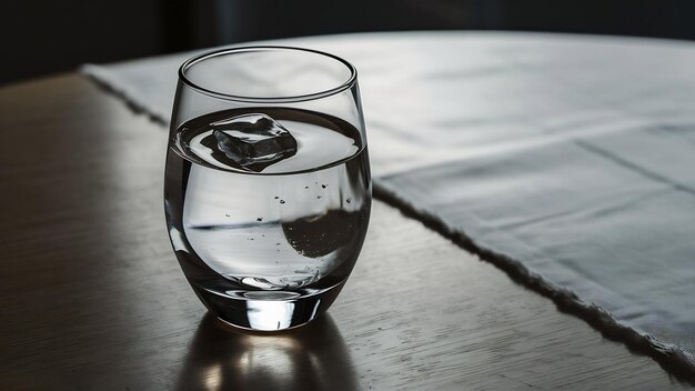 Photo un verre d'eau