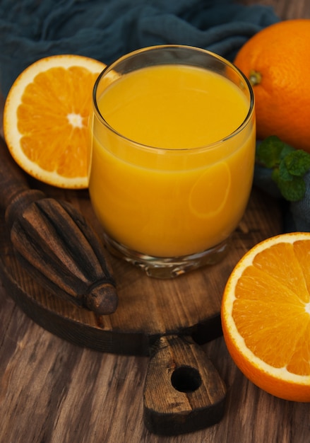 Verre de jus d&#39;orange