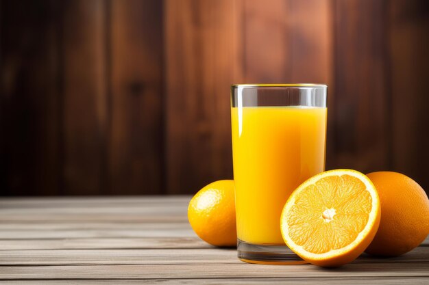 Un verre de jus d'orange