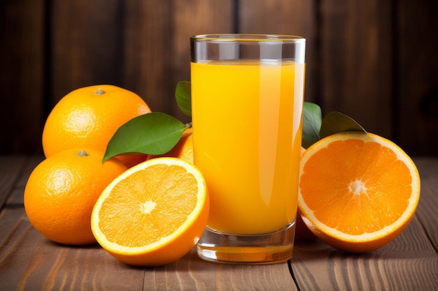 Un verre de jus d'orange