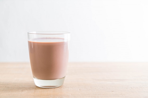 verre de lait au chocolat