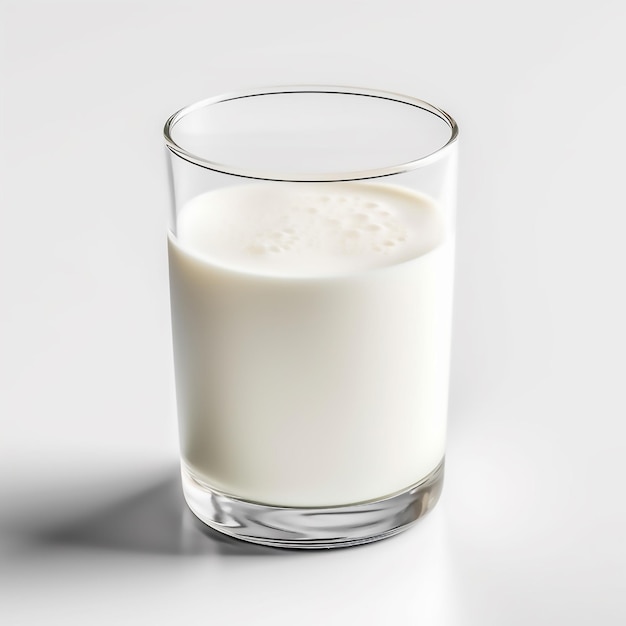 Un verre de lait frais