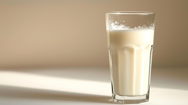 verre de lait isolé sur un fond blanc blanc