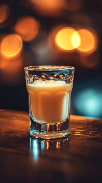 Un verre de lait pur et crémeux un symbole intemporel de nourriture et de confort