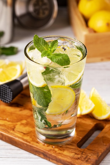 Verre de limonade fraîche