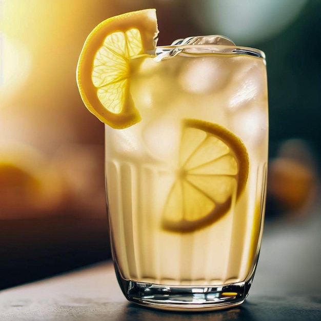 Verre rafraîchissant de limonade