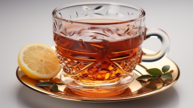 verre de tisane fraîche