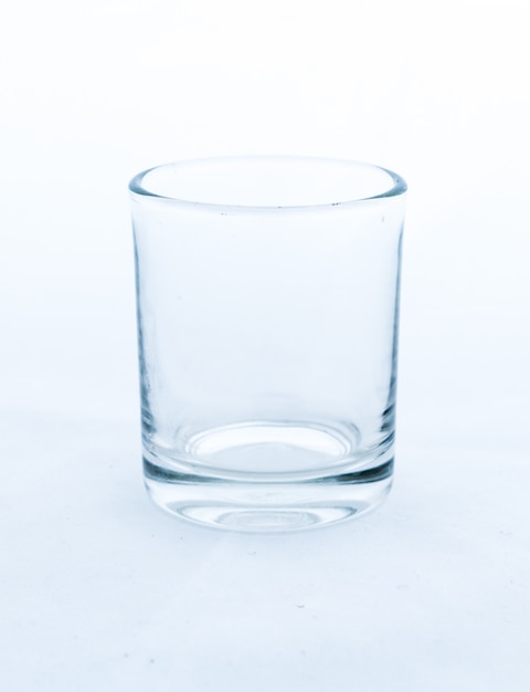 Verre vide et transparent