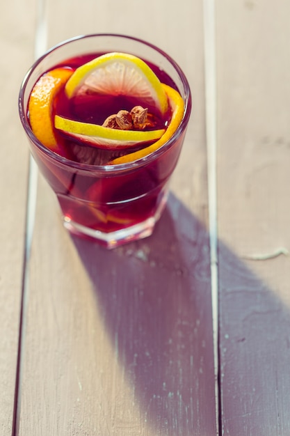 Verre de vin chaud