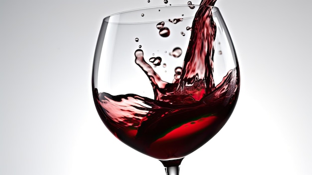 Un verre de vin rouge