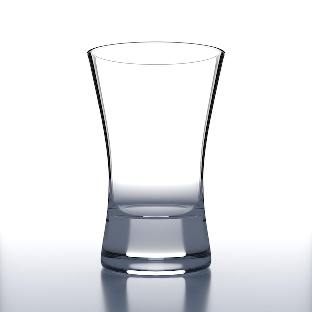 Verre de vodka vide