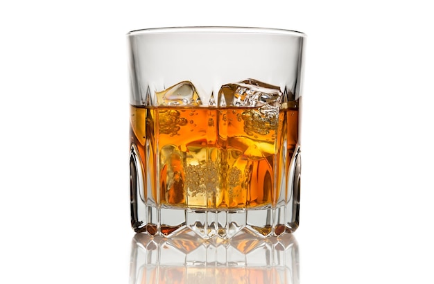 Verre de whisky et de glace