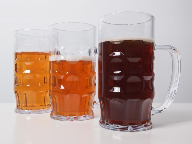 Verres à bière allemands