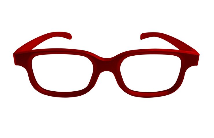 Photo verres rouges isolés