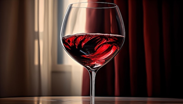 Des verres de vin rouge