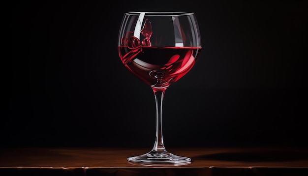 Des verres de vin rouge