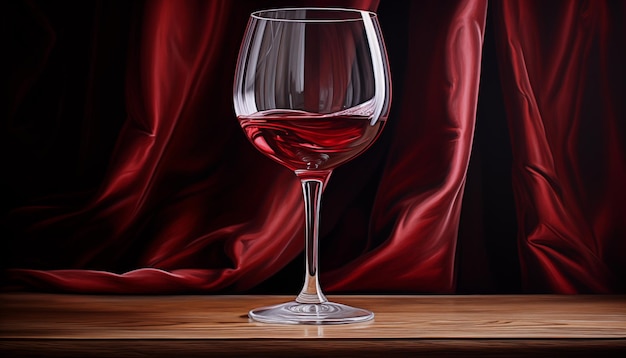 Des verres de vin rouge