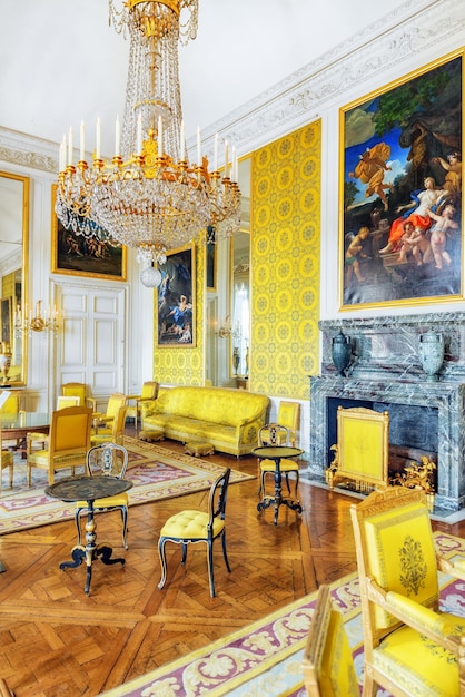 VERSAILLES FRANCE 02 JUILLET 2016 Appartements Salon Familial de Louis Philippe dans le Grand Trianon Château de Versailles