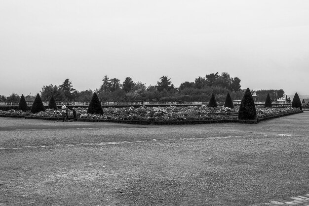 Versailles France26 septembre 2017 Jardins de Versailles noir et blanc France